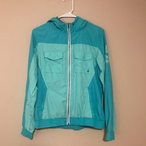 Volcom medium teal windbreaker